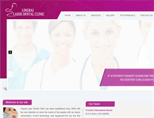 Tablet Screenshot of lingrajlaserdentalclinic.com